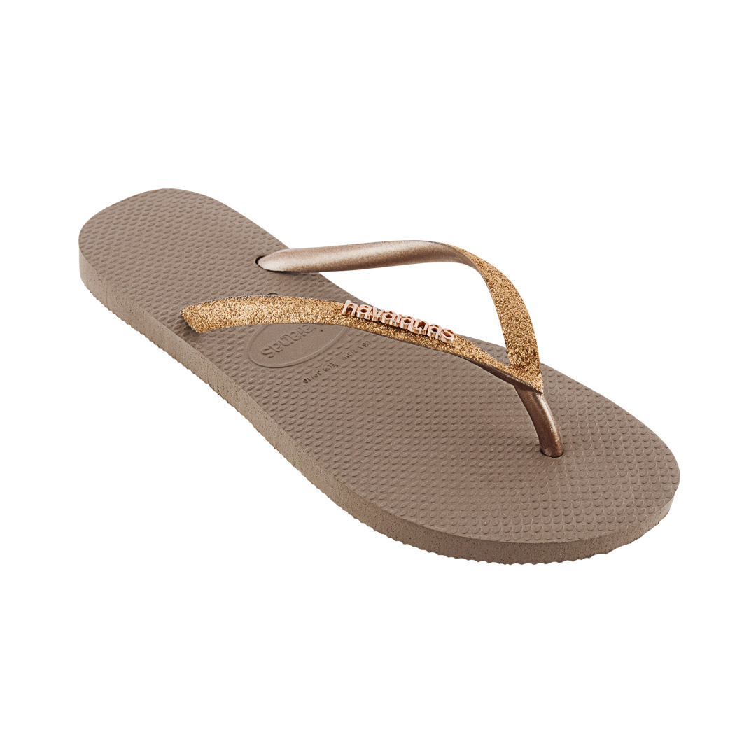 Havaianas Infradito Flip Flop Donna Oro d120656slimgli009012_slim-glitter