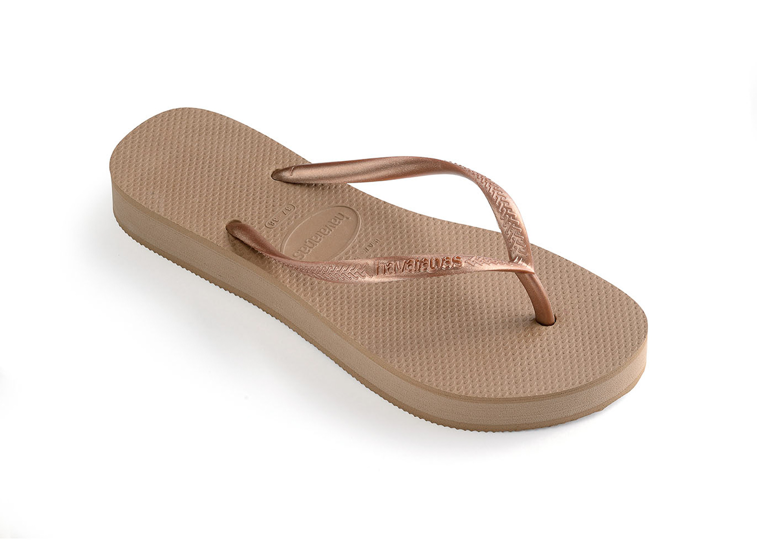 Havaianas Infradito Flip Flop Donna Oro d121656slimfla009012_slim-flatform