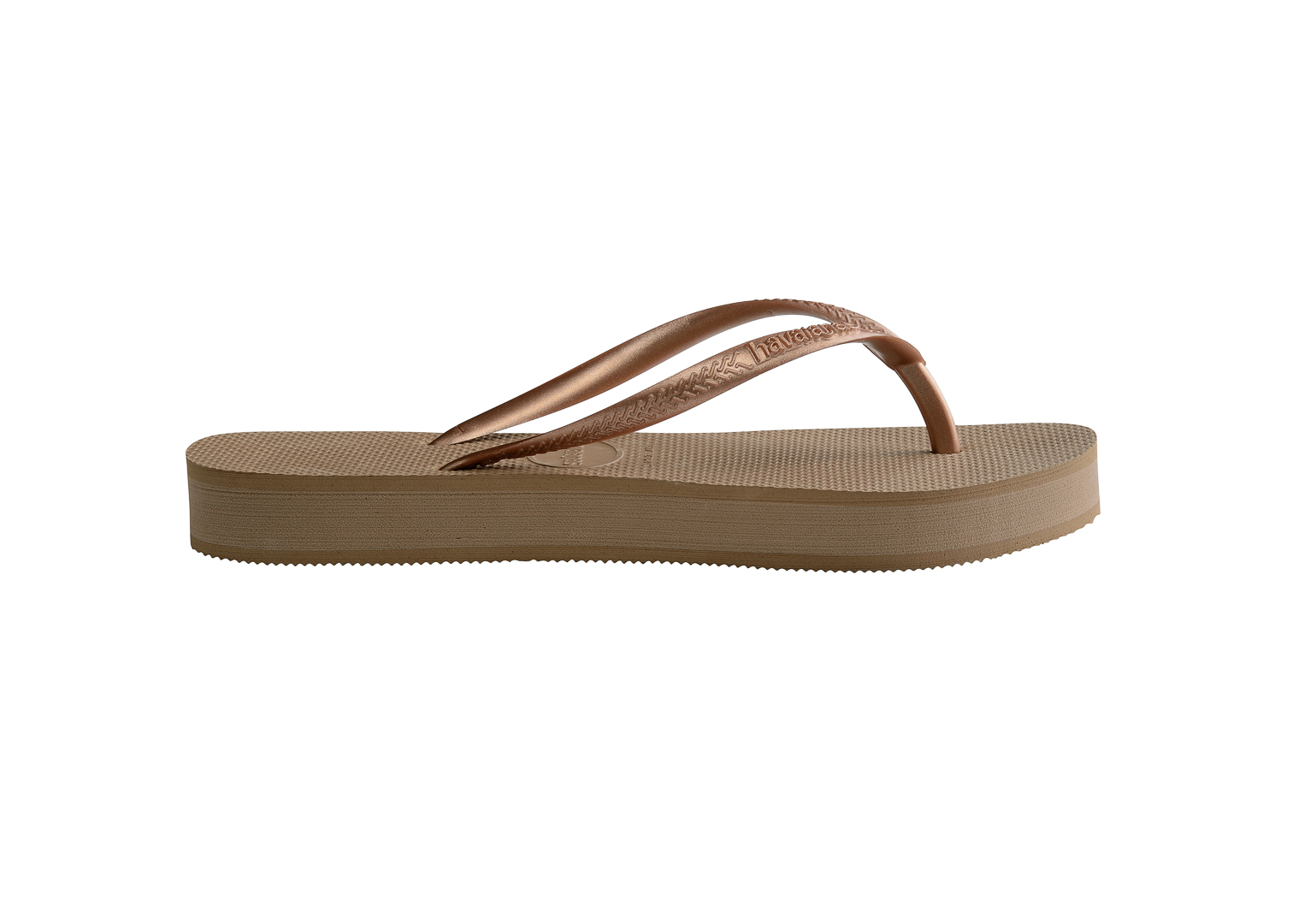 Havaianas Infradito Flip Flop Donna Oro d121656slimfla009012_slim-flatform