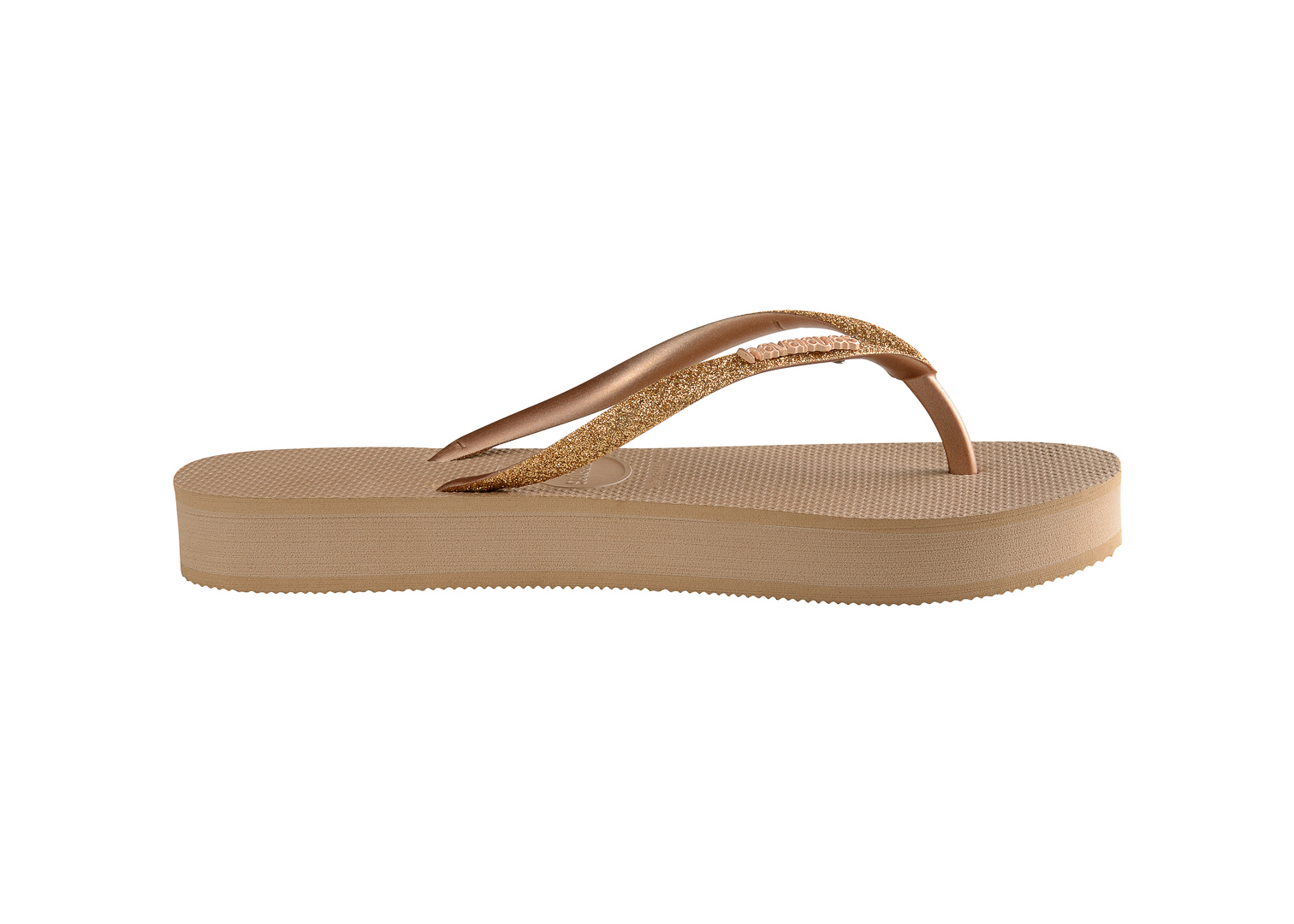 Havaianas Infradito Flip Flop Donna Oro d121656slimflg009012_slim-flatform-glitter