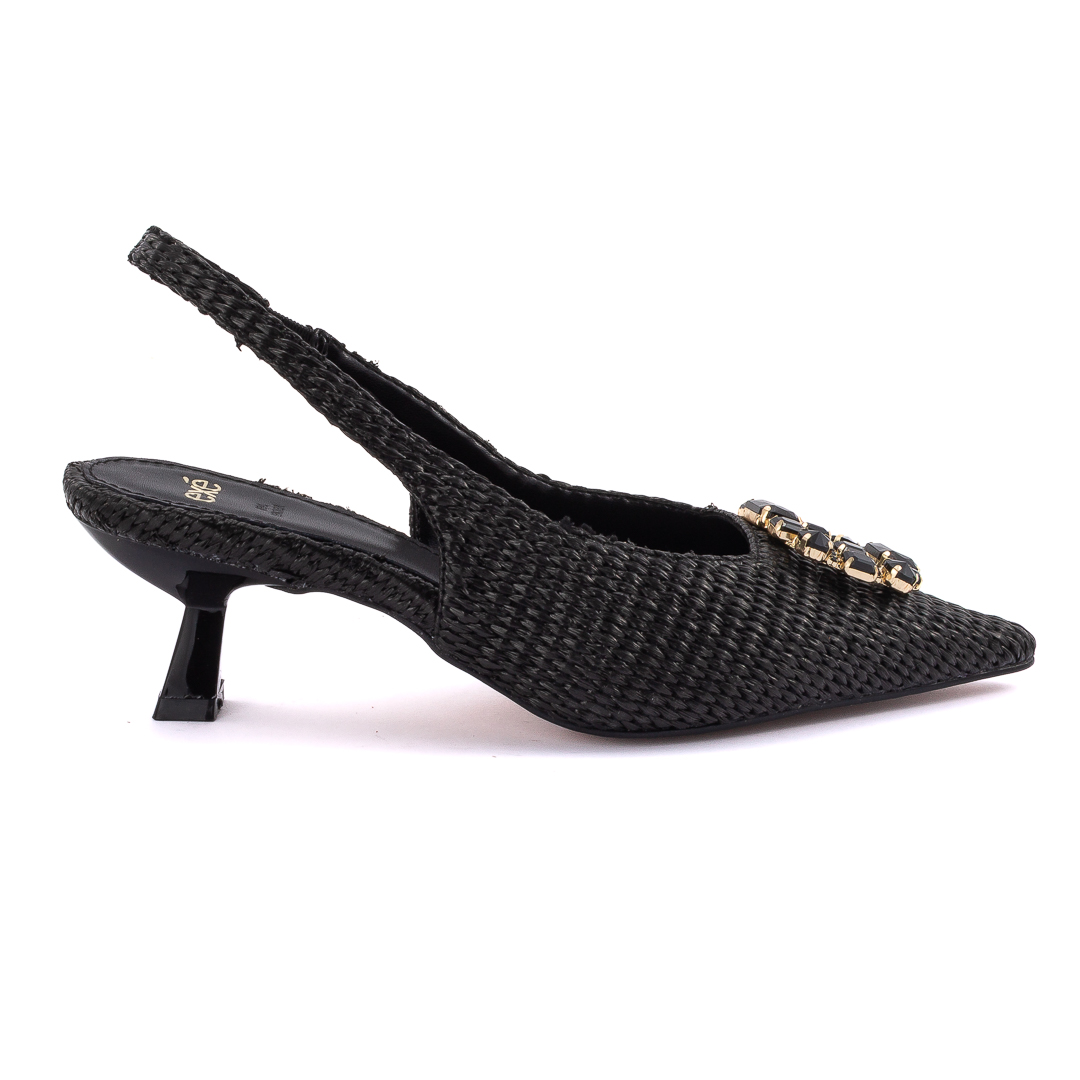Exè Chanel Slingback Donna Nero d125693blai415025001_blair-415