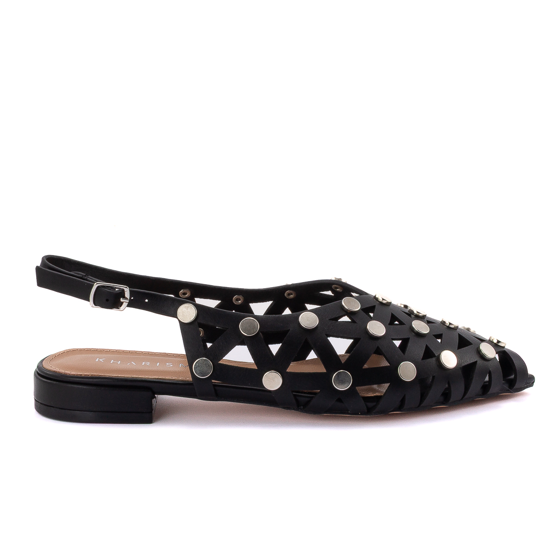 Kharisma Chanel Slingback Donna Nero d1257069049115001_9049