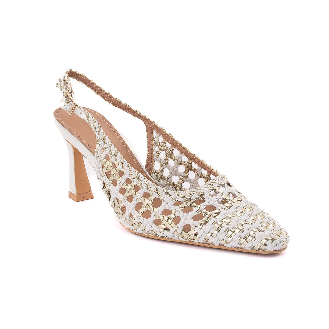 Kharisma Chanel Slingback Donna Bianco_Platino d1257069155213610_9155
