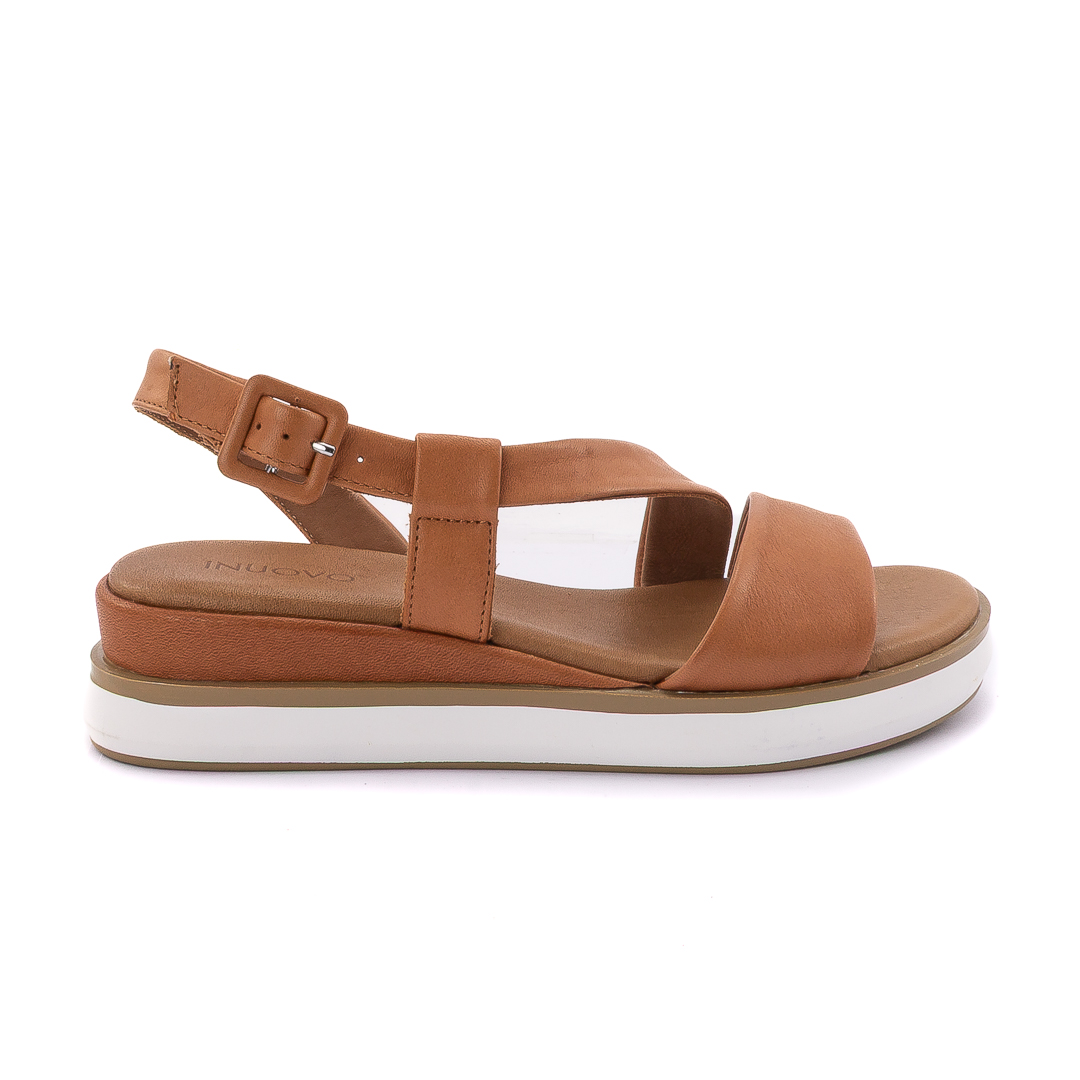 Inuovo Sandali Zeppa Donna Cuoio d125847113060001005_113060