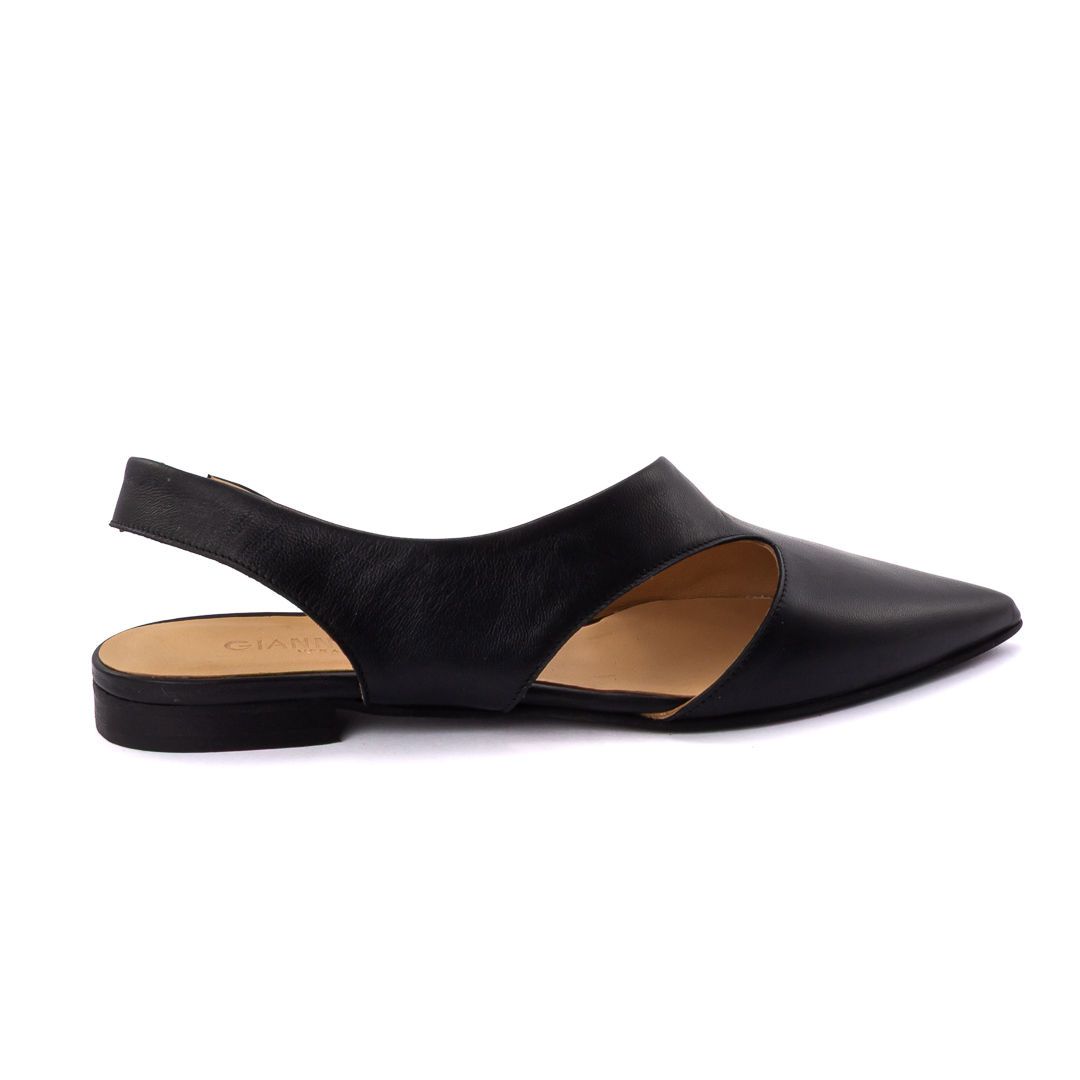 Gianni Mazza Ballerine Donna Nero d126079elena001001_elena