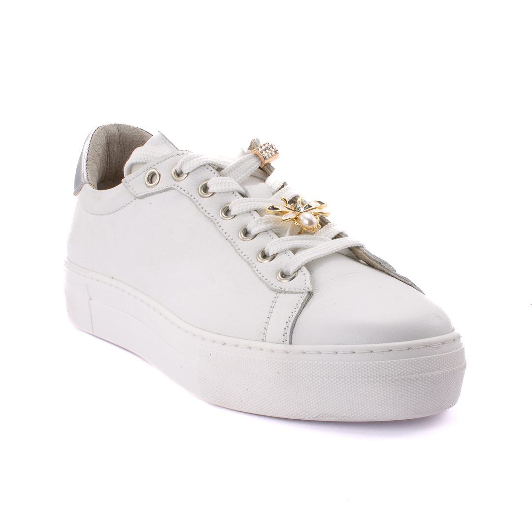 Step Sneakers Basse Outlet Bianco_Argento d126093260194001071_260194