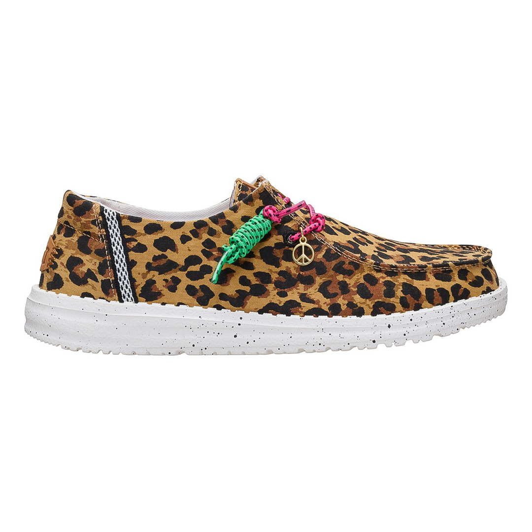 HeyDude Sneakers Basse Donna Leopardato d126238wengetl004032_wendy-getaway-lace
