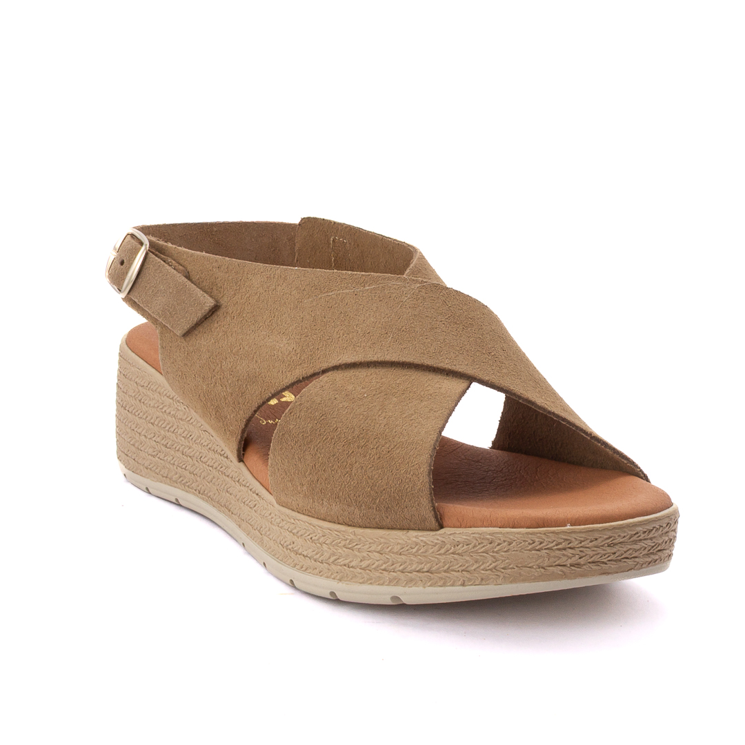 Marila Sandali Zeppa Donna Camel d126347helier002007_helier