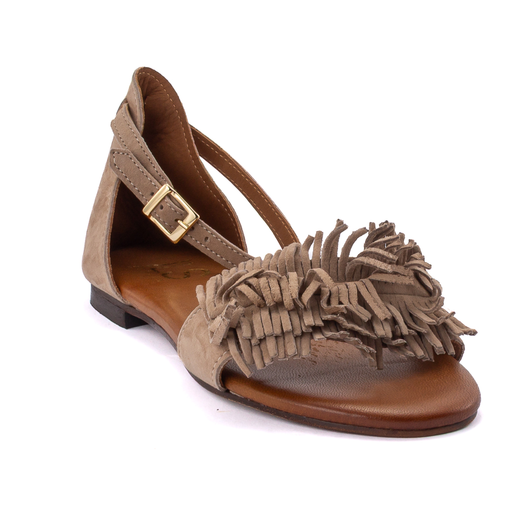 Novità Sandali Bassi Donna Taupe d1265001831002338_1831