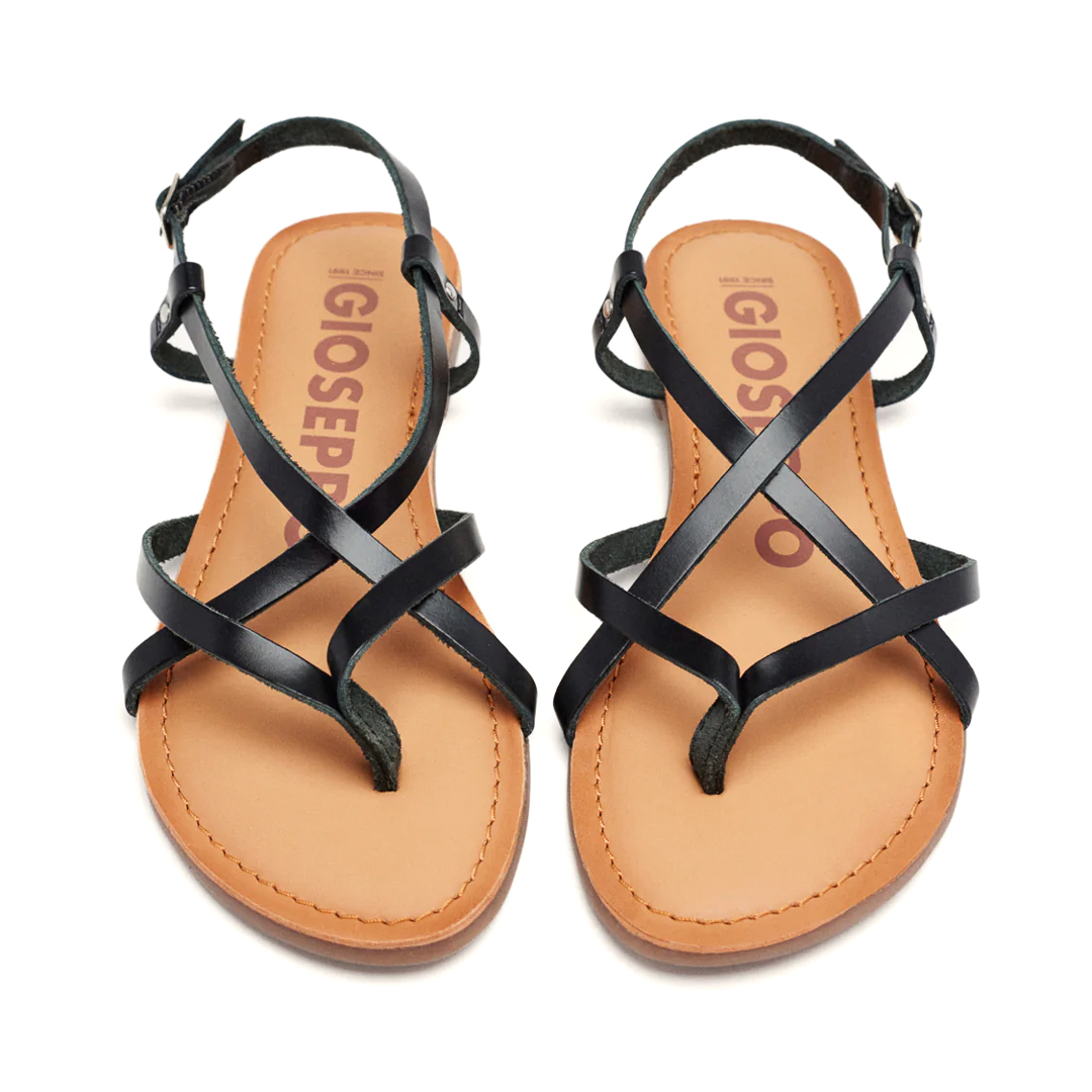 Gioseppo Sandali Bassi Outlet Nero d12650969114001001_lelex-69114