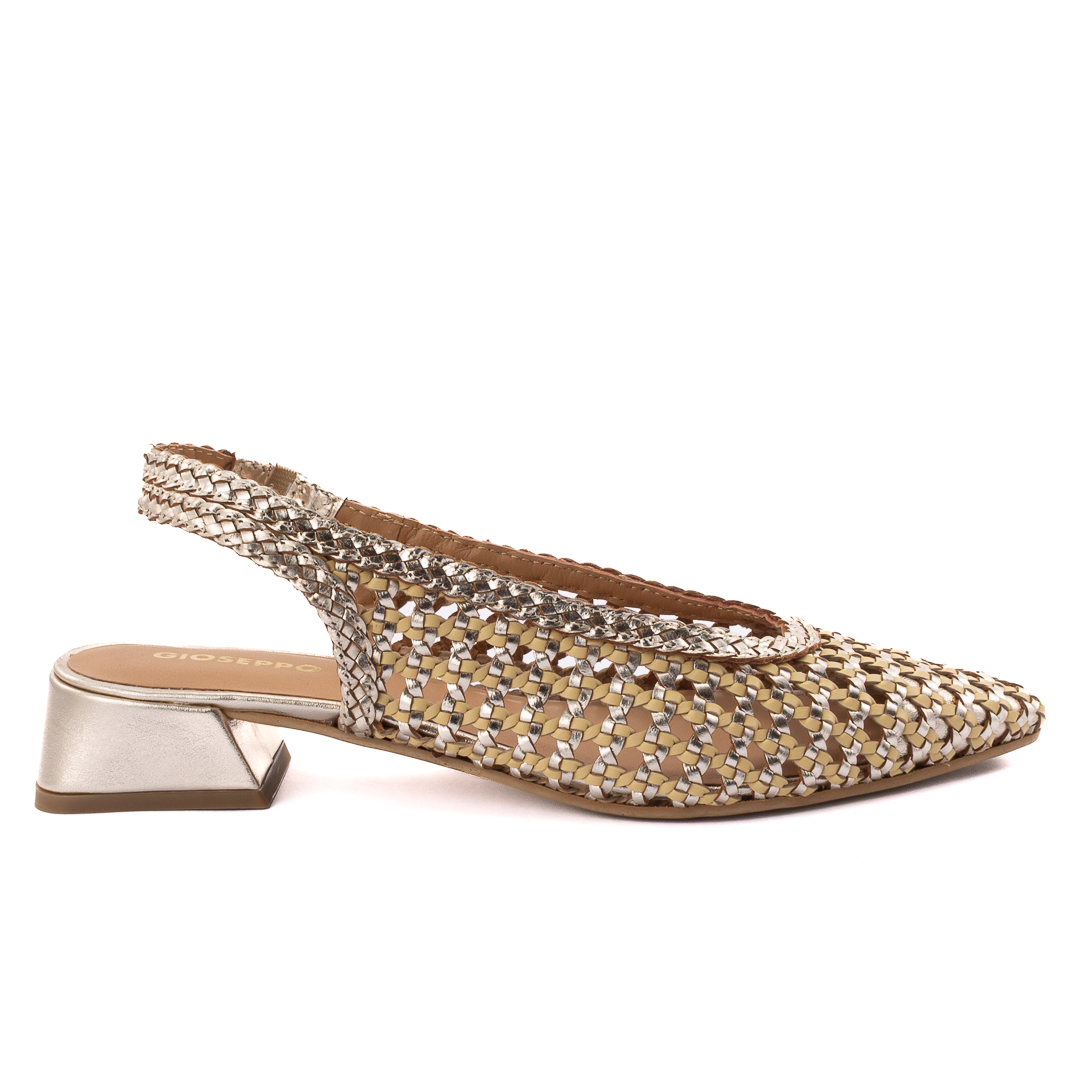 Gioseppo Chanel Slingback Donna Platino d12650979251019013_hounslow-79251