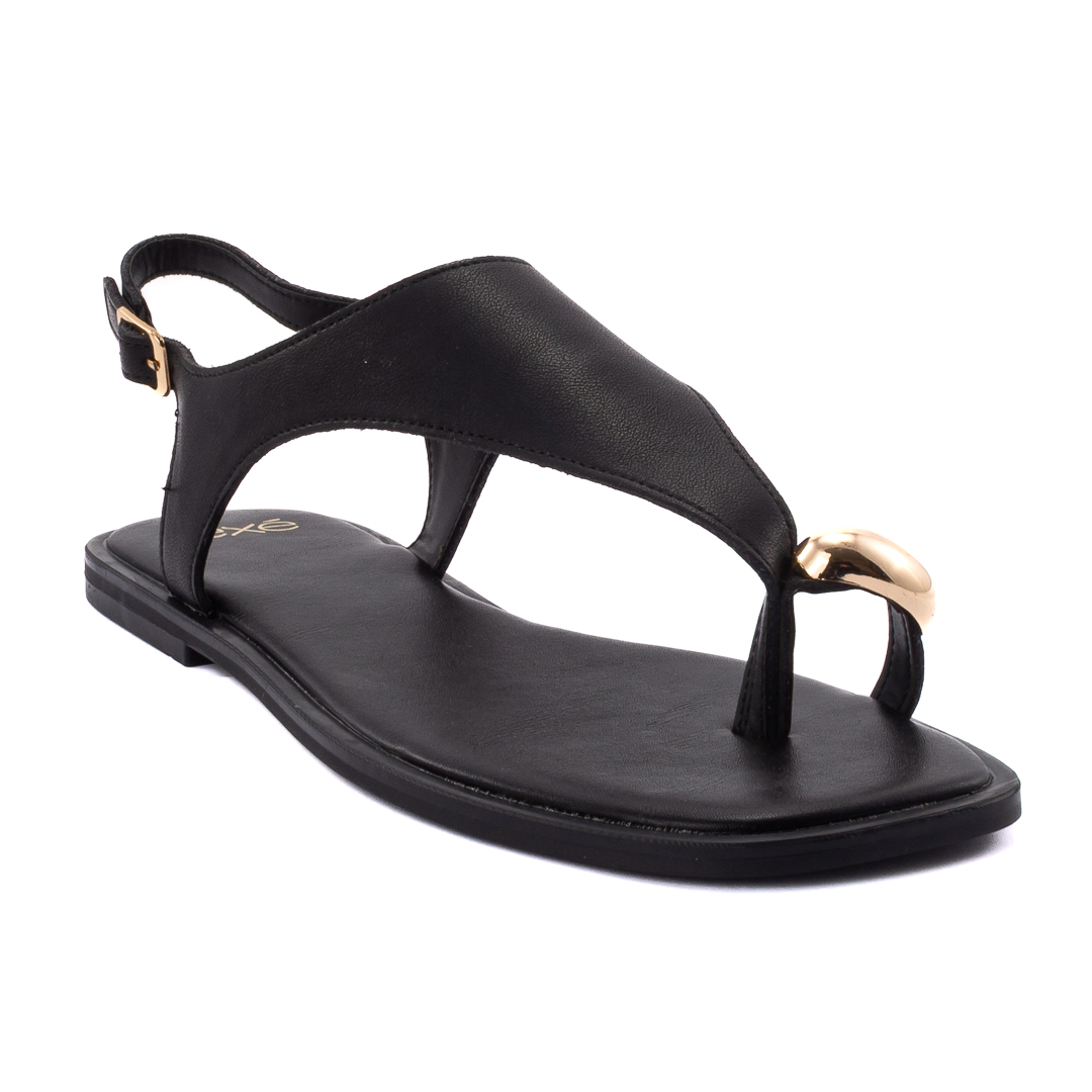 Exè Sandali Bassi Outlet Nero d126693lkt1022115001_lk-tm-1022