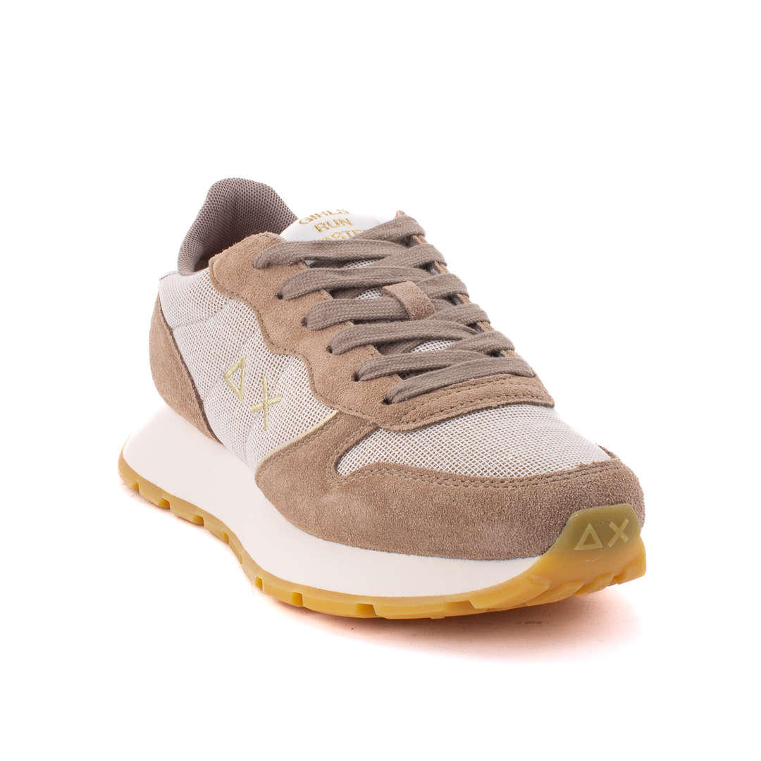 Sun68 Sneakers Basse Donna Taupe d126700z36203026338_ally-glitter-tex-z36203