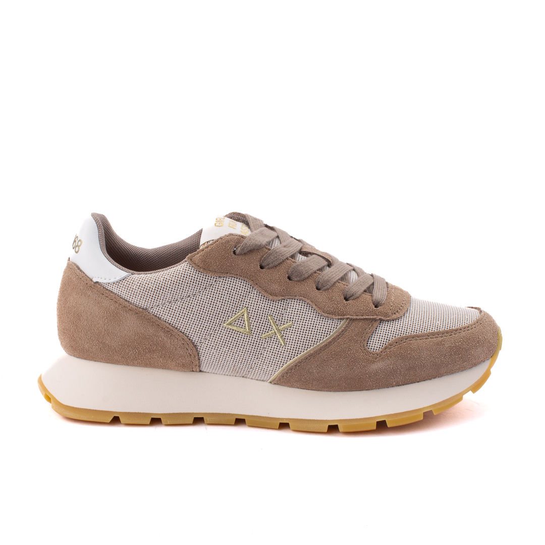 Sun68 Sneakers Basse Donna Taupe d126700z36203026338_ally-glitter-tex-z36203