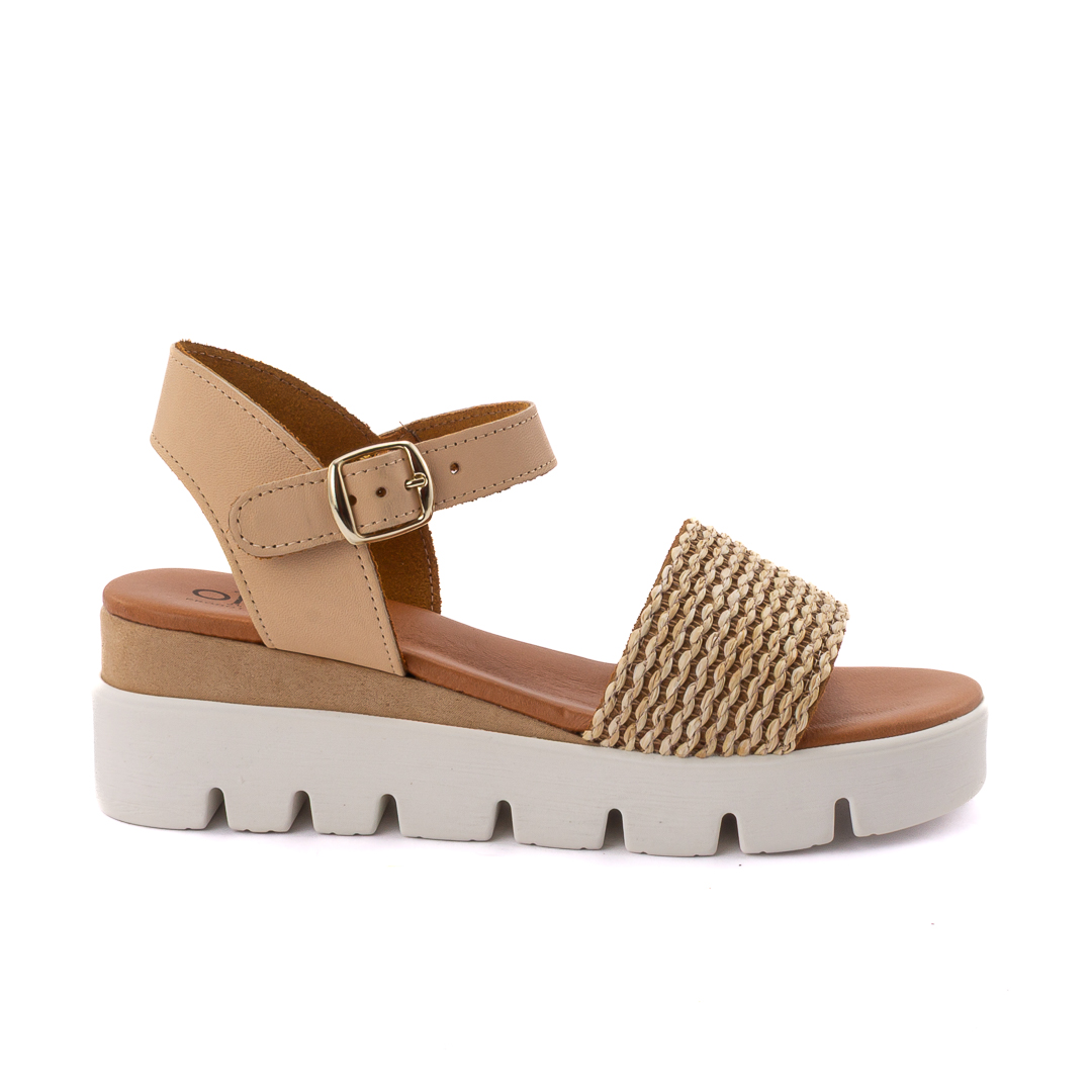 Novità Sandali Zeppa Donna Beige_Rosa d12675840735236092_40735