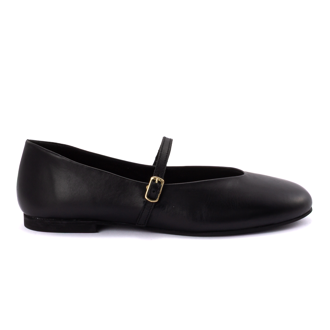 Francesco Brunelli Ballerine Outlet Nero d126762bc6127001001_bc6127