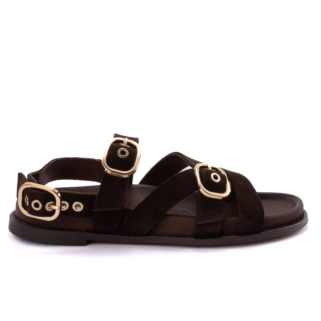 Inuovo Sandali Zeppa Donna Testa di Moro d126847d51006002006_d51006