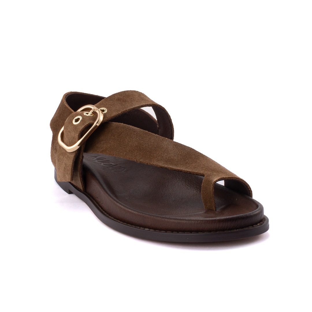 Inuovo Sandali Bassi Outlet Marrone d126847d51014002004_d51014