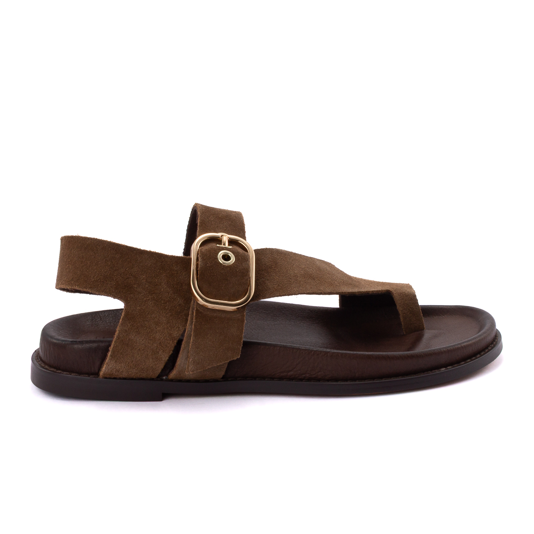 Inuovo Sandali Bassi Outlet Marrone d126847d51014002004_d51014