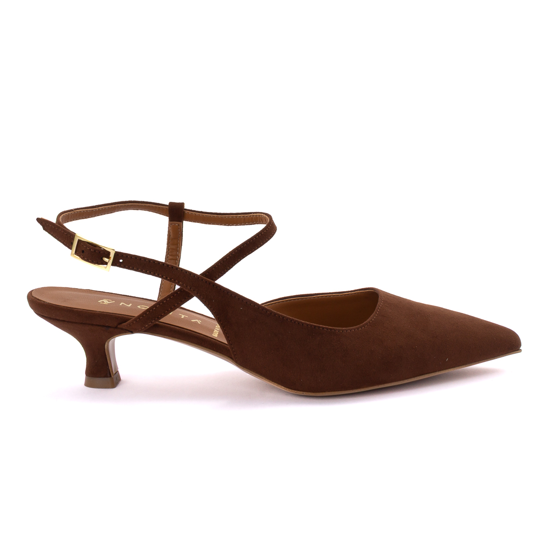 Novità Chanel Slingback Donna Marrone d126985894m046201004_894m046