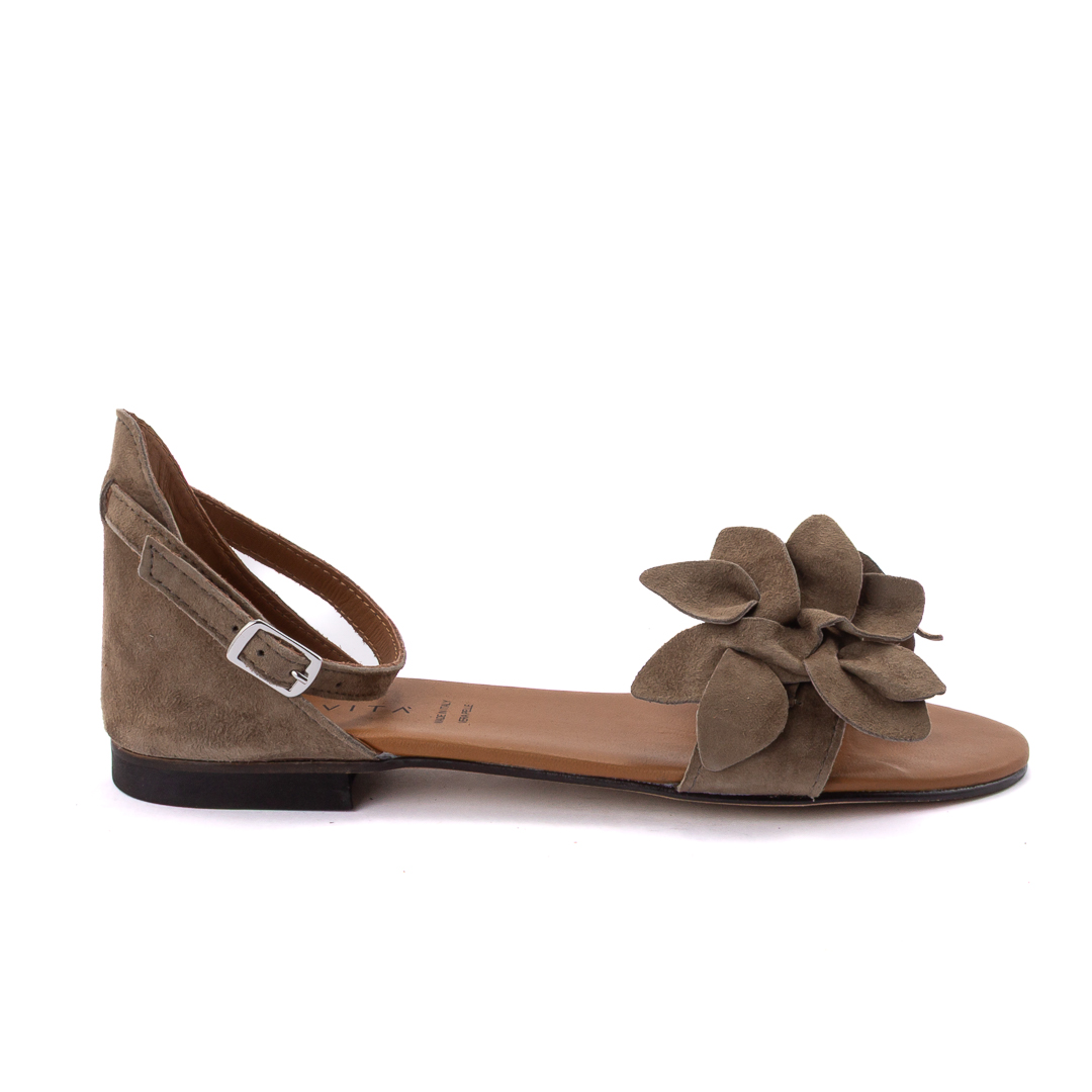 Novità Sandali Bassi Donna Taupe d126996g10002338_g-10