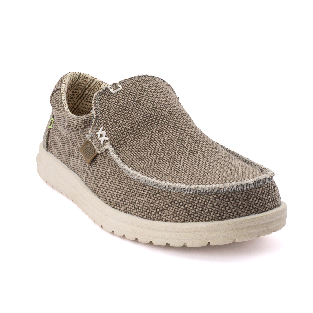 HeyDude Sneakers Basse Uomo Taupe u126238mikkabr026338_mikka-braided